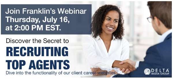 Register for Discover the Secret to Recruiting Top Agents Webinar