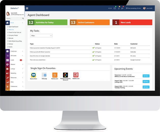 DeltaNet CRM System