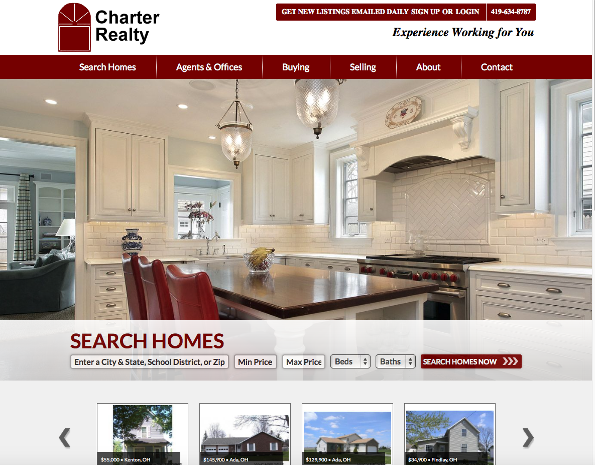 Charter Realty Website