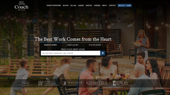 Real estate custom websites