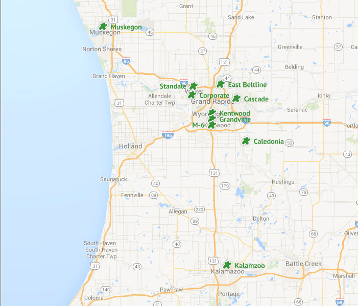 Five Star Locations Map