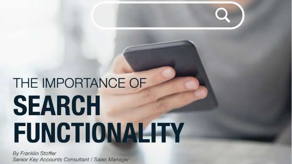 Importance of Search Functionality