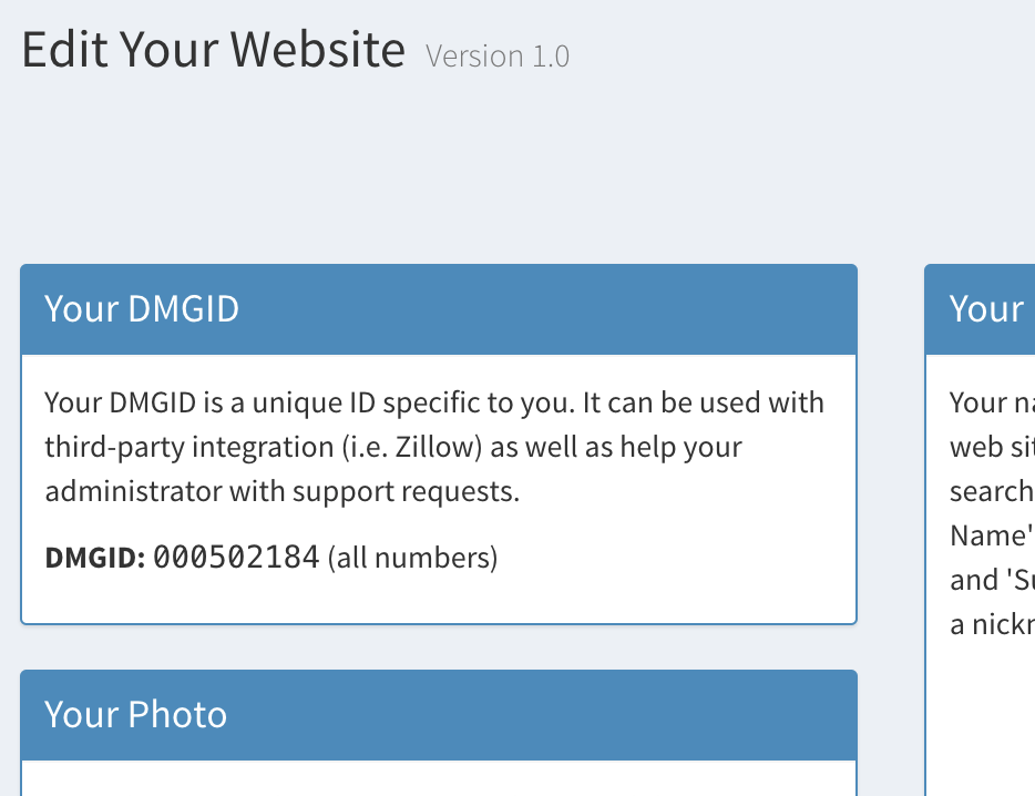 Your DMGID Screen Shot Image
