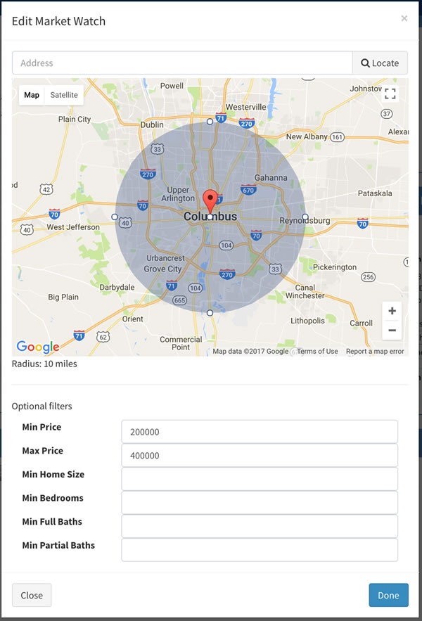Market Watch Features