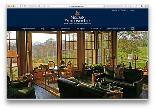 McLean Faulconer Web Site Screen Capture 1