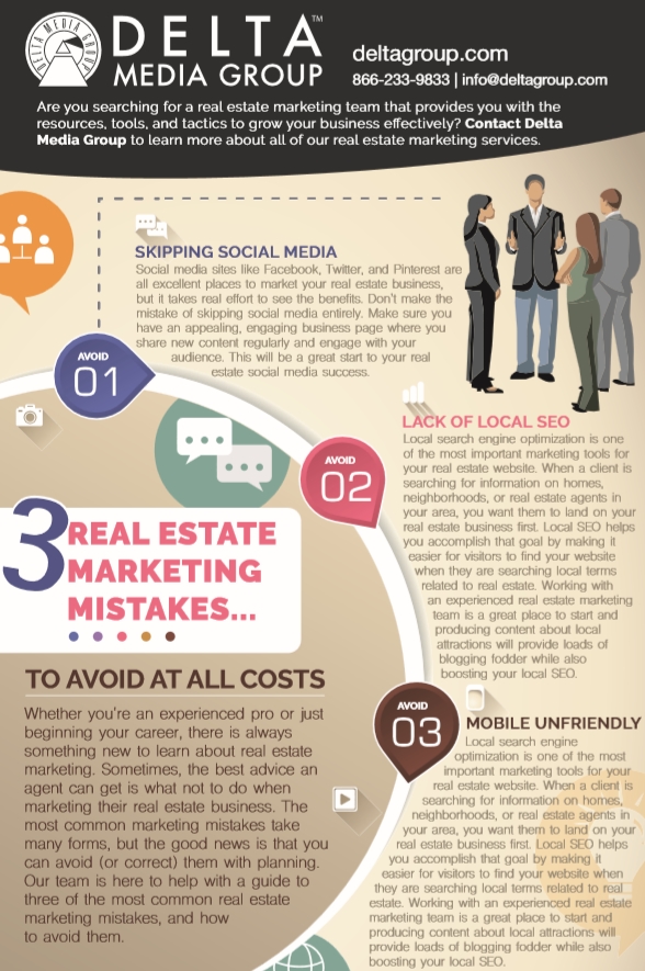The 3 Real Estate Marketing Mistakes to Avoid at All Costs